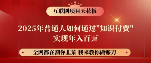 互联网项目天花板，2025年普通人如何通过知识付费实现年入百个【揭秘】阿七源码--阿七|阿七源码|建站源码|小程序源码|模板|下载阿七源码